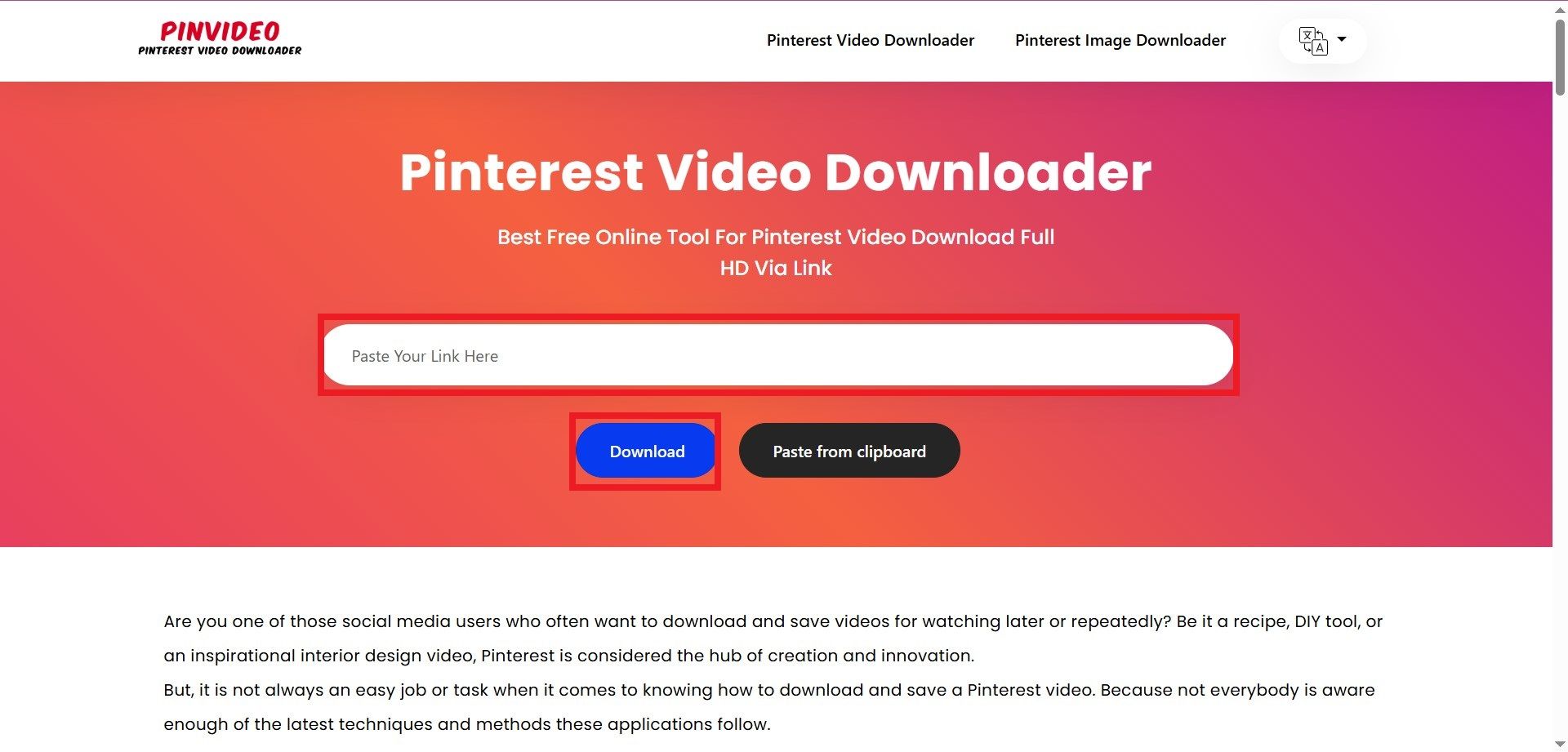 وب‌سایت PINVIDEO