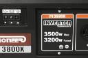 موتور برق پایونیر Pioneer PI 3800X نمای پنل جلو