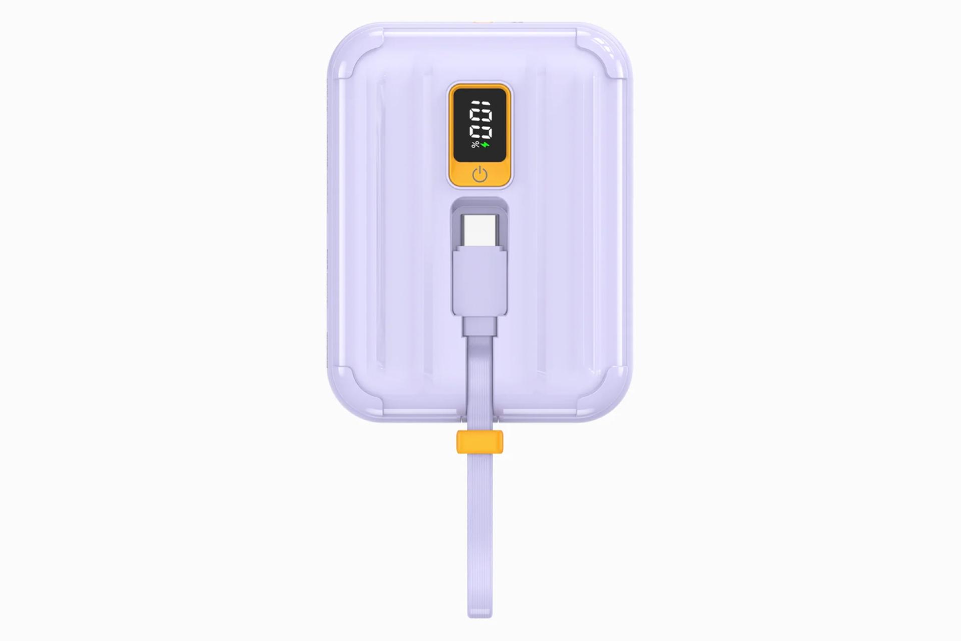 ابعاد و اندازه پاور بانک پایزن QUICK 30W Mini TS-D364 با ظرفیت 10000 میلی‌آمپر ساعت