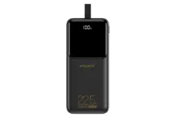 پاور بانک پایزن Semi Mirror TP-D040 با ظرفیت 30000 میلی‌آمپر ساعت رنگ مشکی