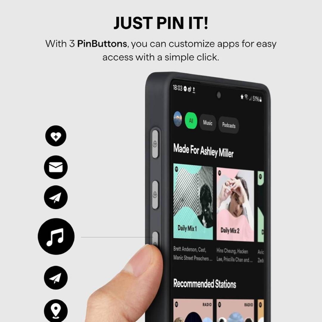کیس Pitaka PinButton گلکسی S25 اولترا