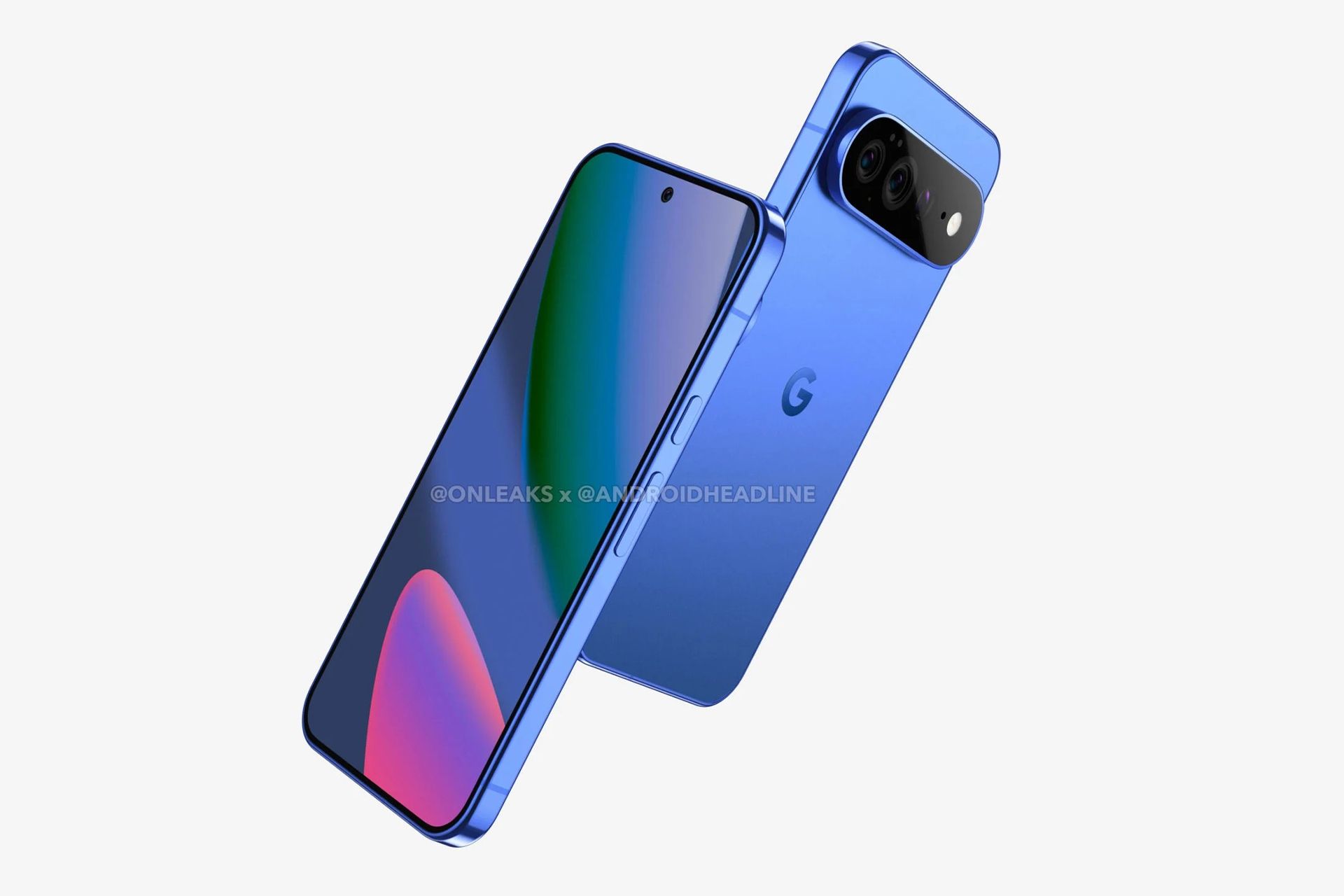 رندر غیر رسمی از نمای پشت و جلو گوشی پیکسل ۱۱ پرو XL