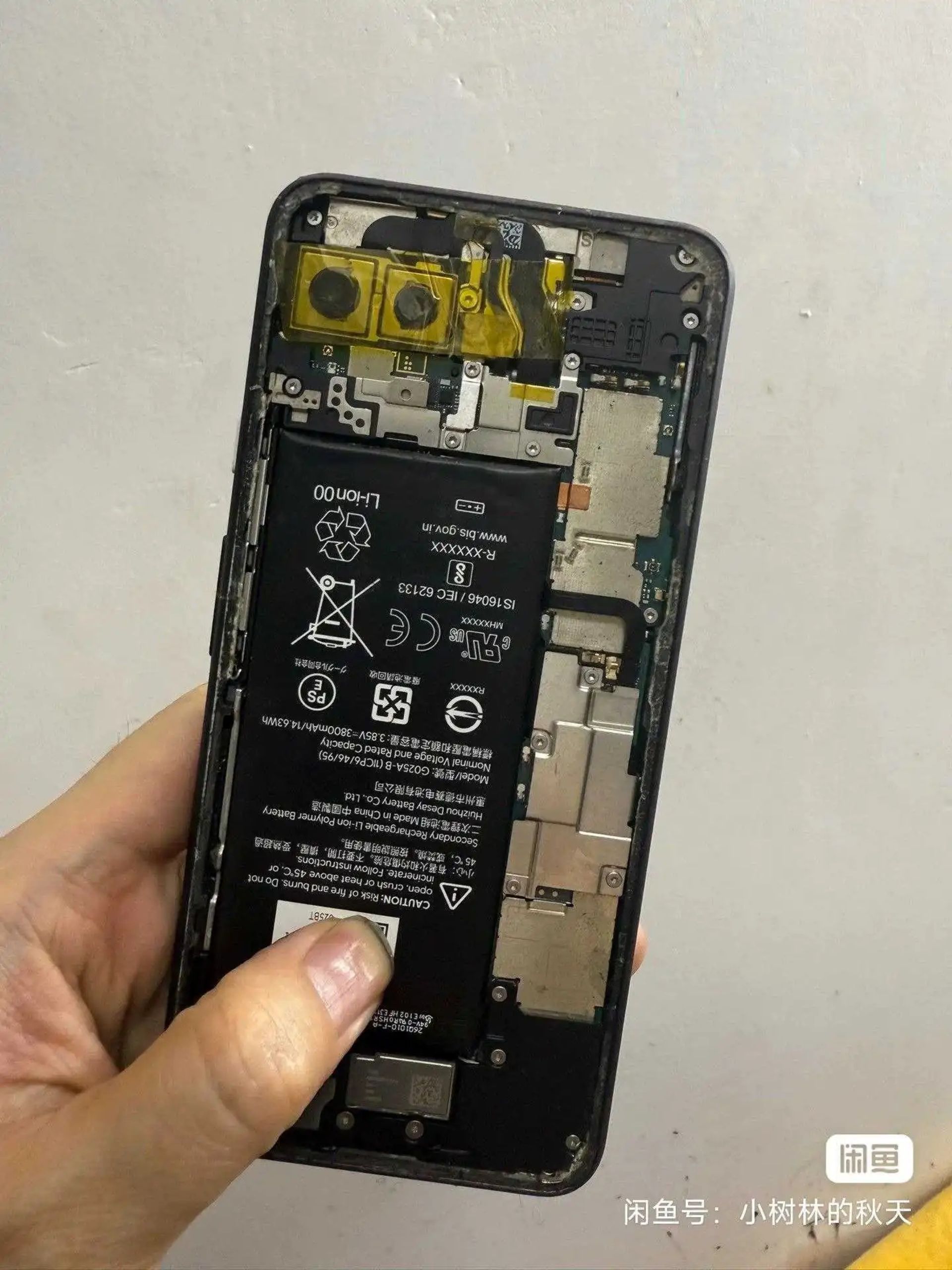 قطعات داخلی پیکسل ۴ ایکس‌ال 5G