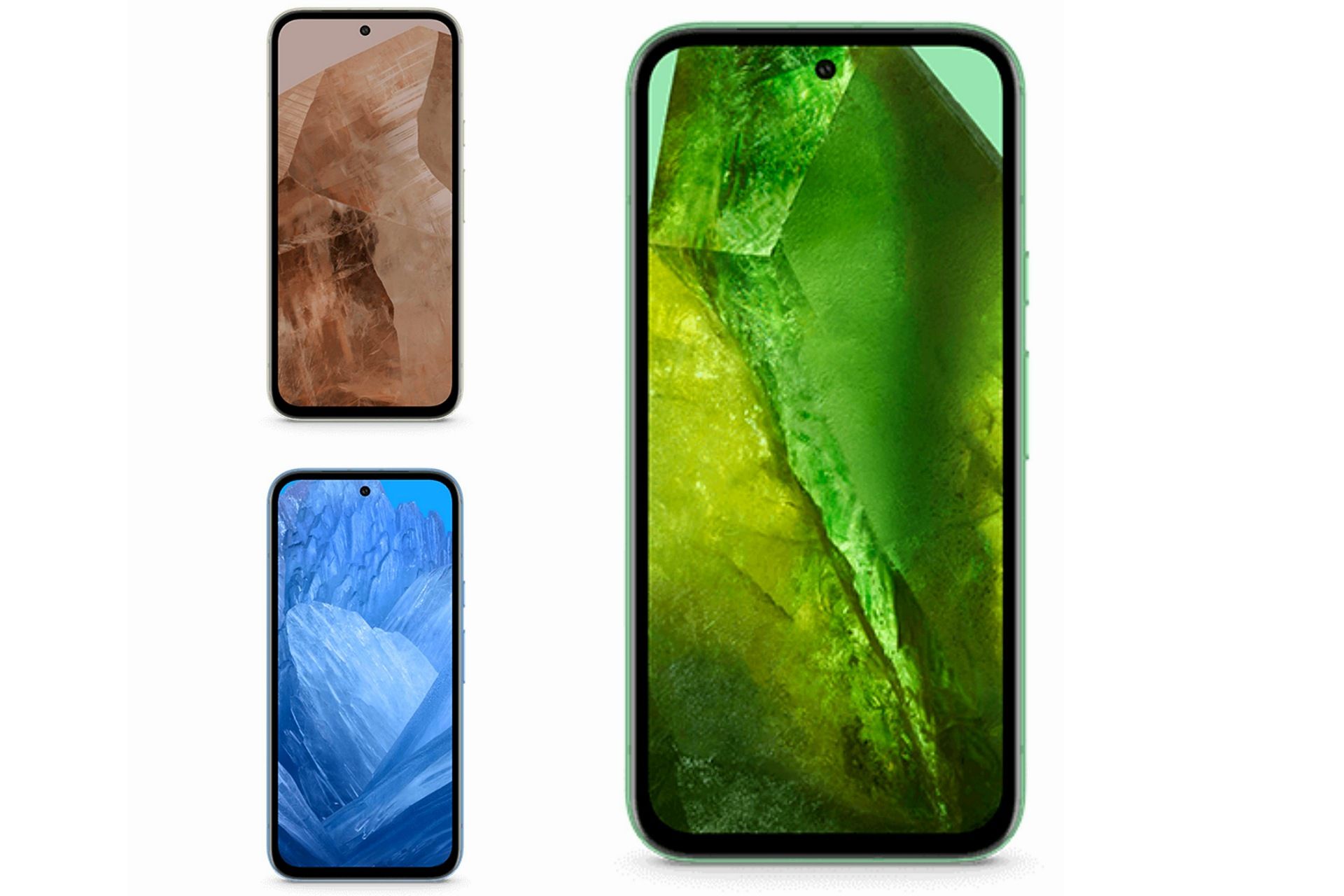 تصاویر منتسب‌به گوشی پیکسل 8a در رنگ‌های مختلف