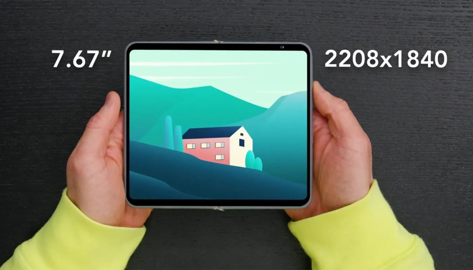 مدل ساختگی پیکسل فولد گوگل