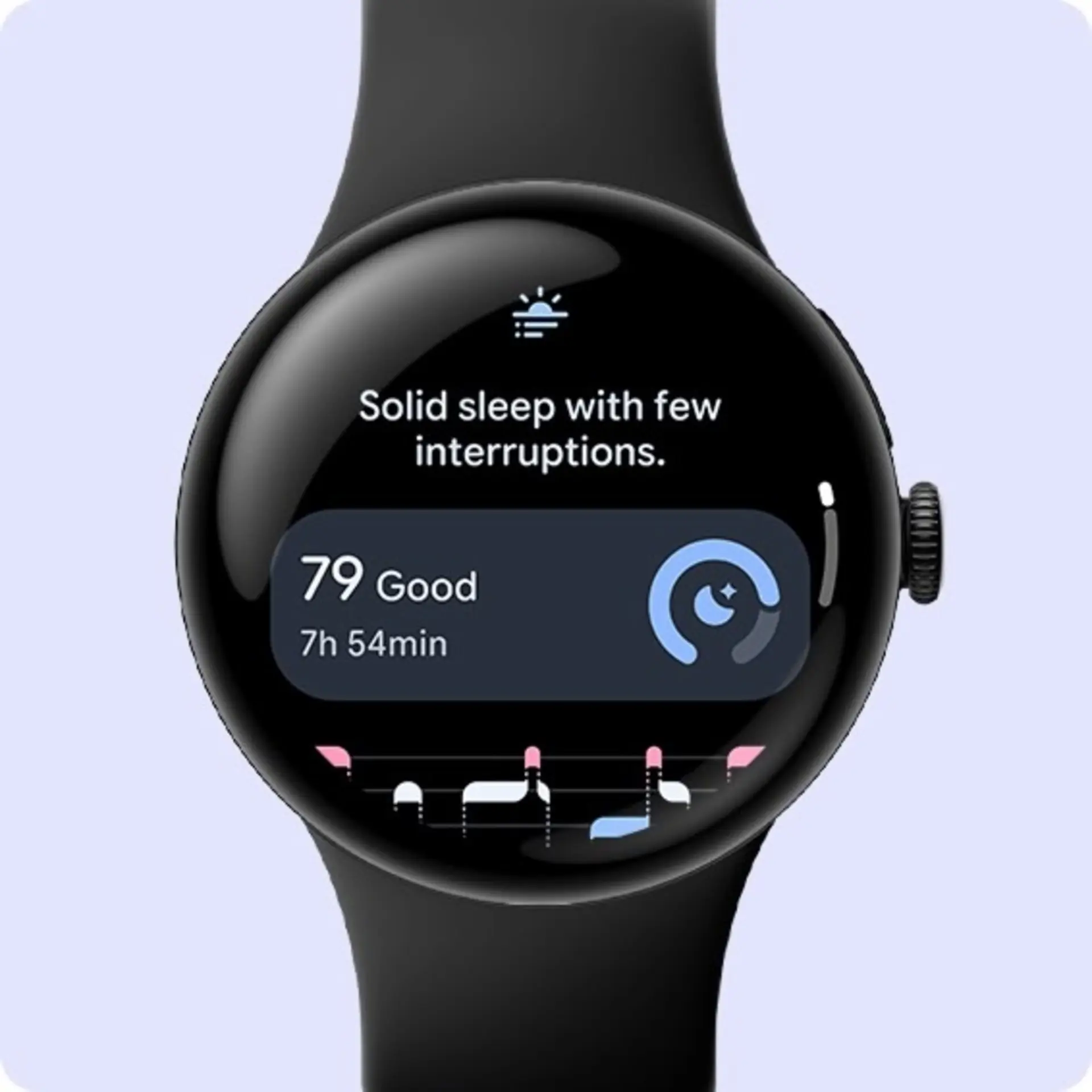 ساعت هوشمند پیکسل واچ ۵ (Pixel Watch 5) با نمایش آمار کیفیت خواب
