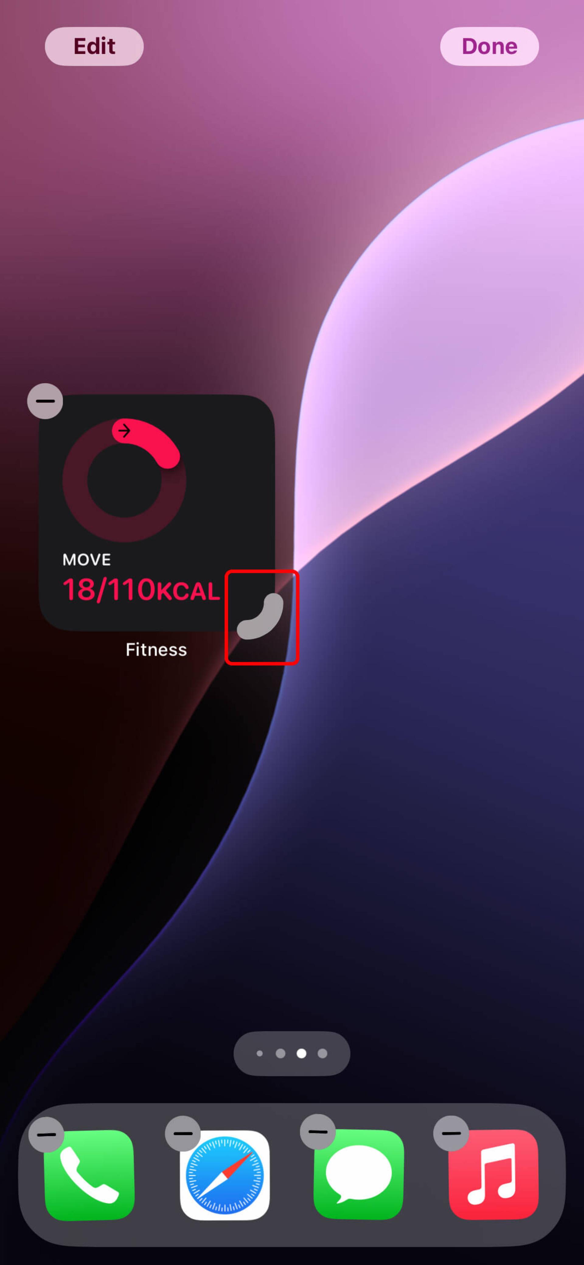 تغییر سایز ویجت ها در ios 18