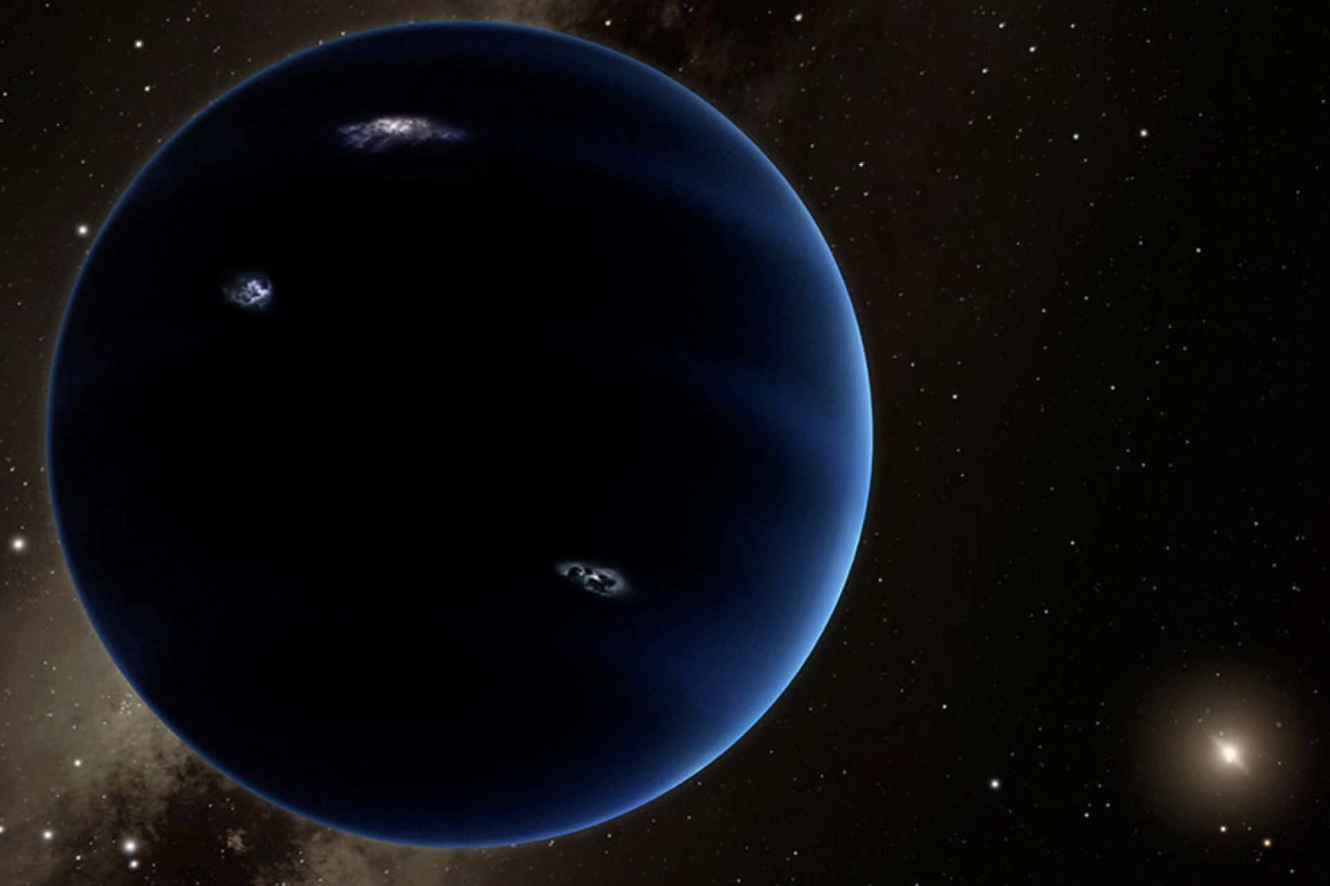 تصویر هنری سیاره نهم