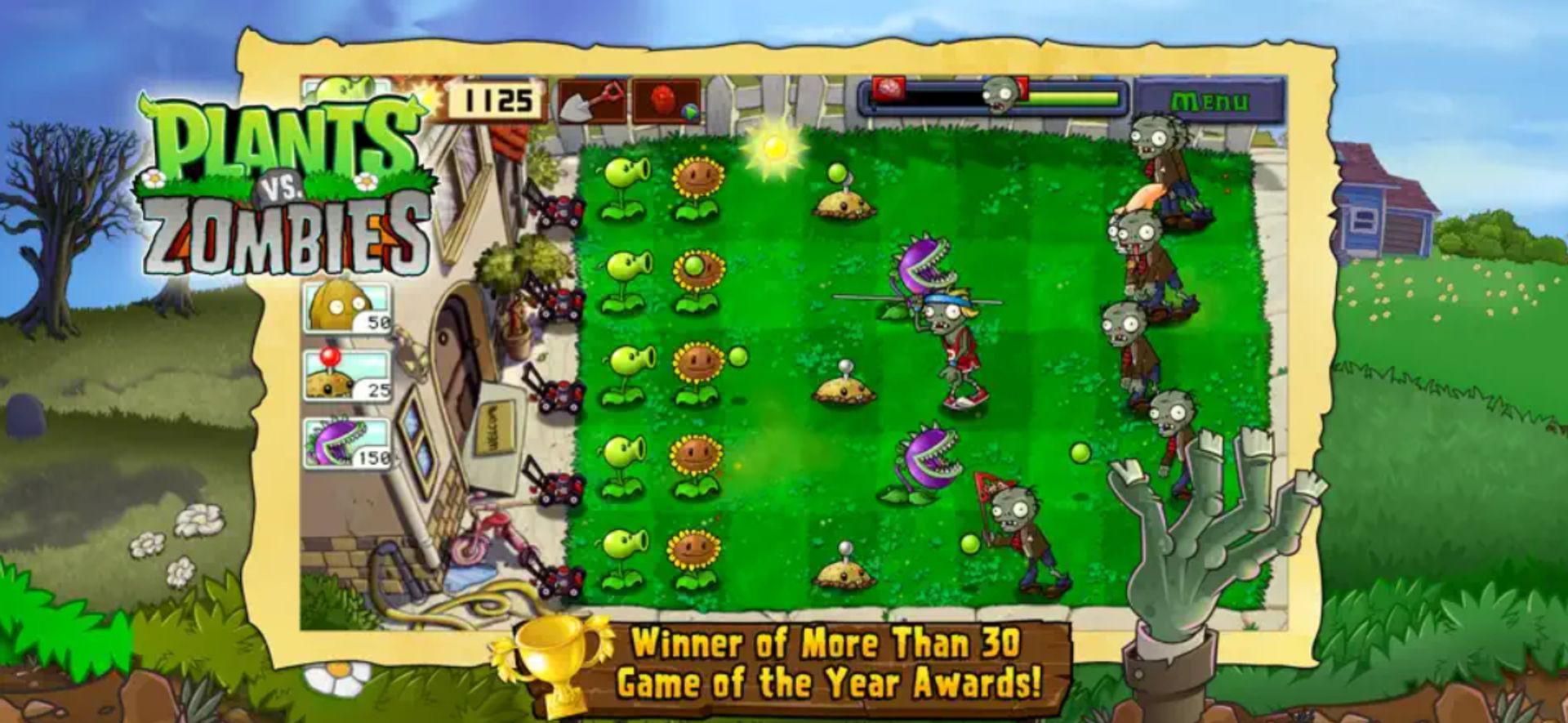 بازی Plants VS Zombies