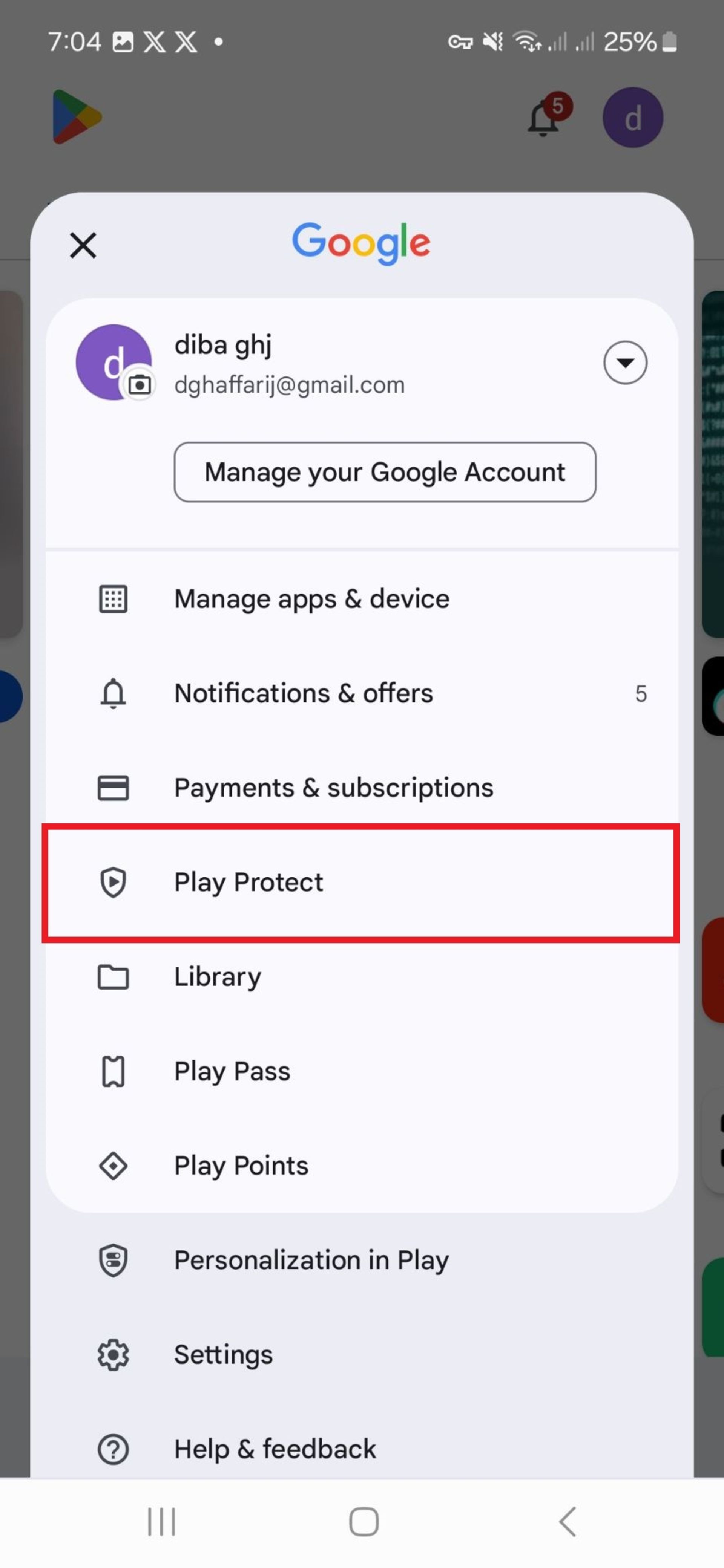گزینه ی play protect در پلی‌ استور