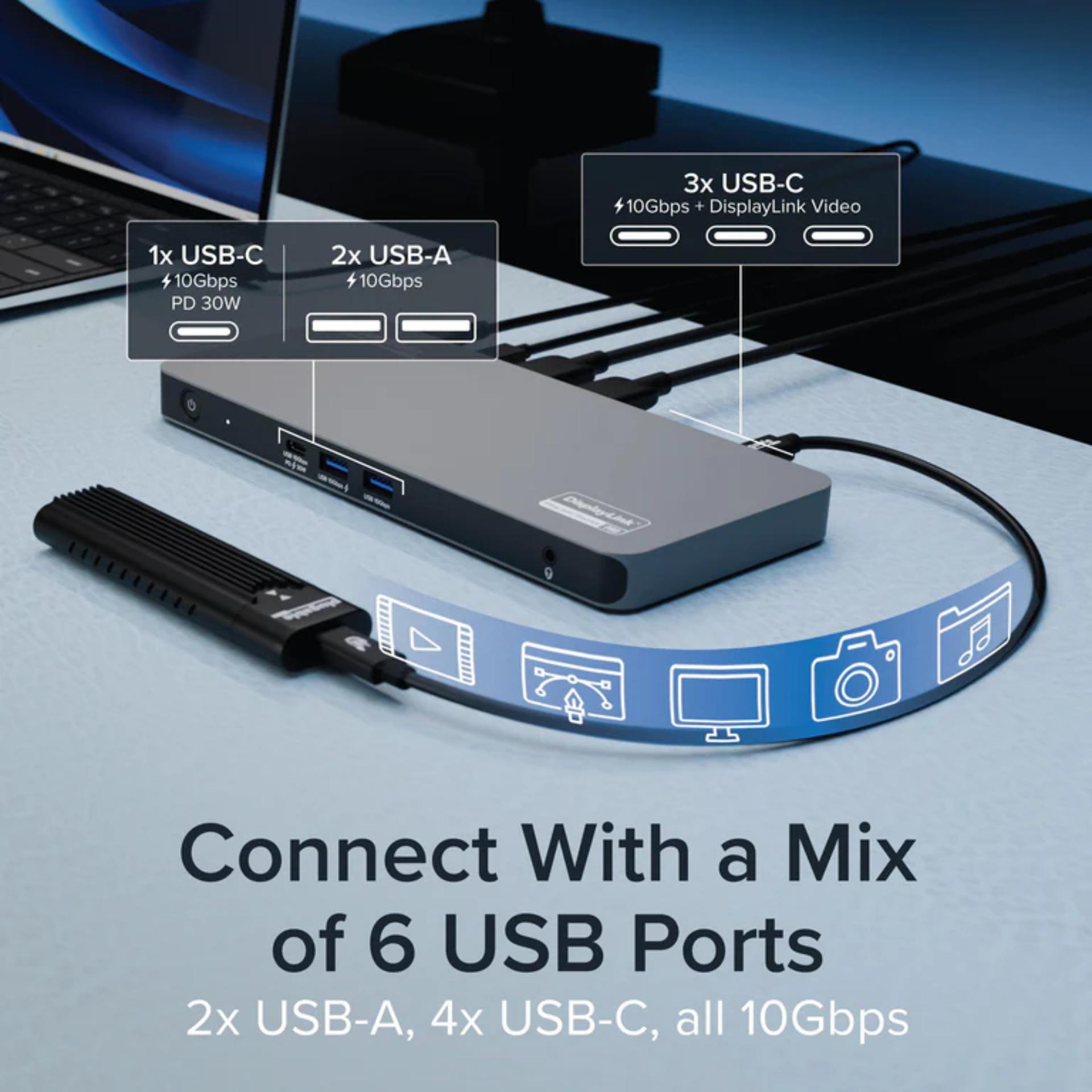 داک Plugable UD-7400PD