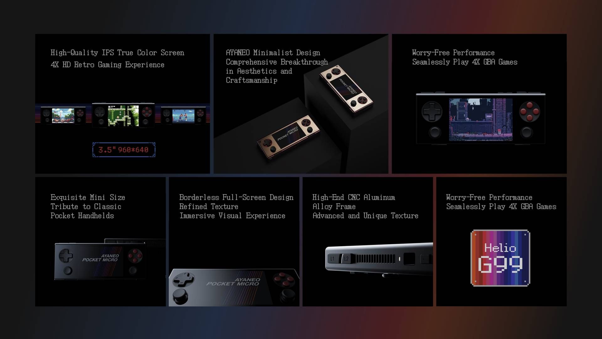 مشخصات و ویژگی‌های کامپیوتر دستی آیانئو پاکت میکرو