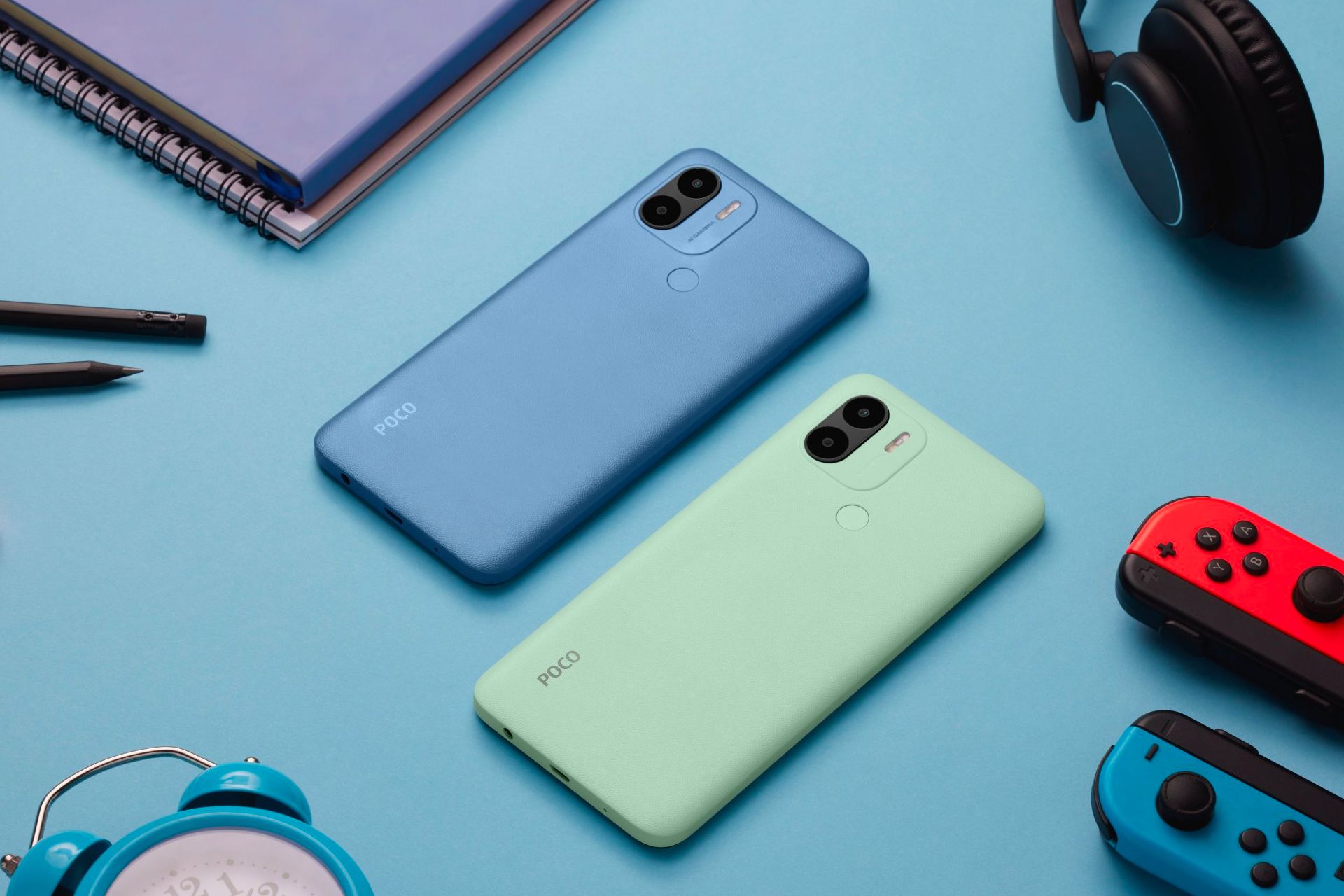 رنگ بندی پوکو C50 شیائومی نمای پشت