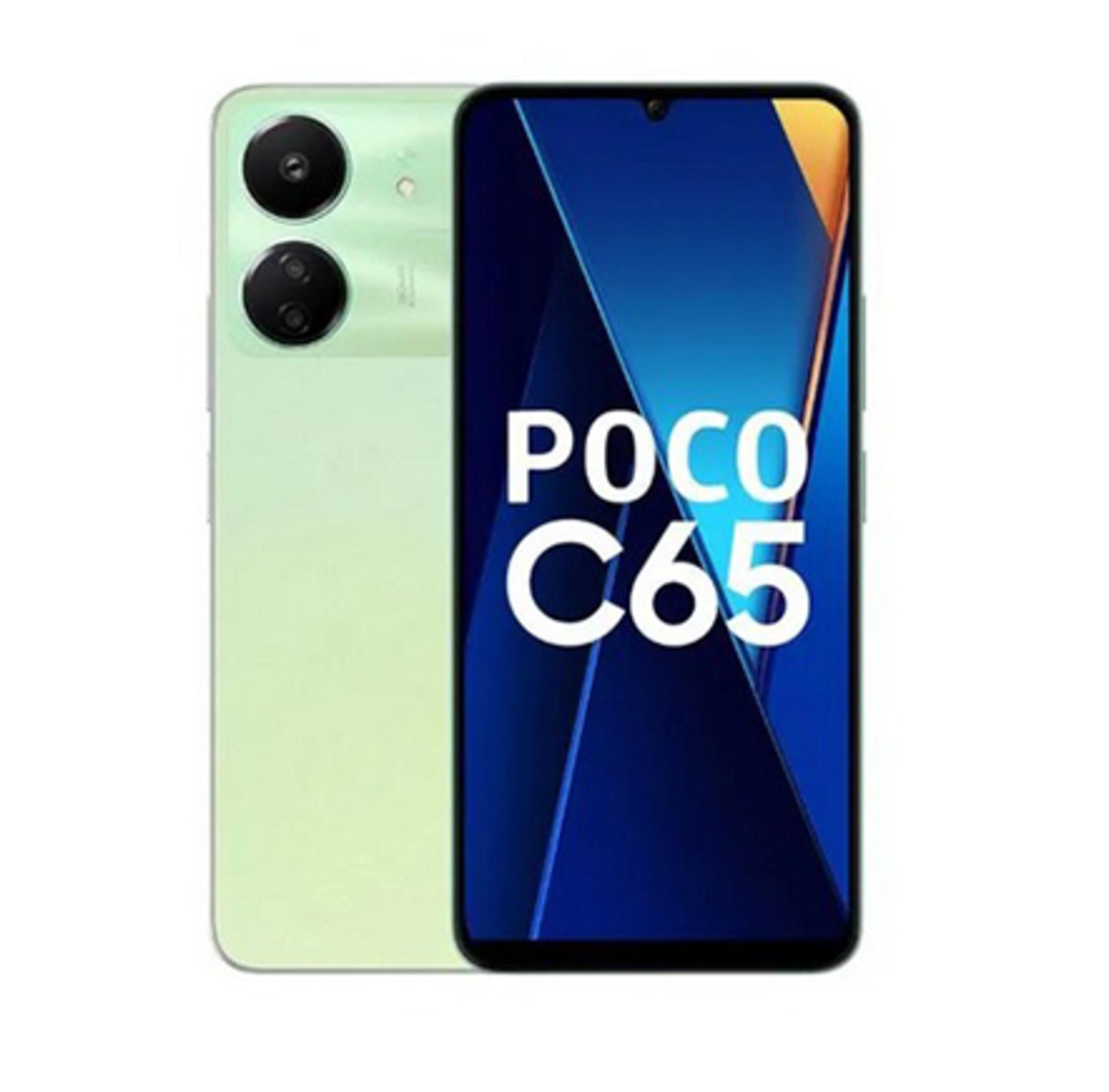 پنل پشتی گوشی پوکو c65 در رنگ سبز پاستیلی