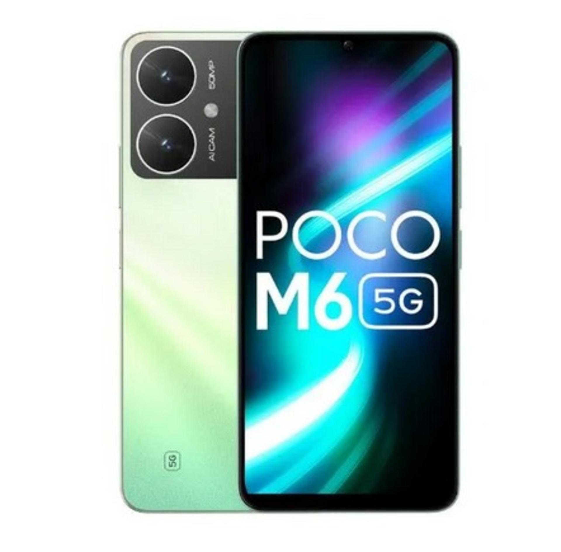 پنل پشتی گوشی پوکو m6 5g در رنگ سبز قطبی