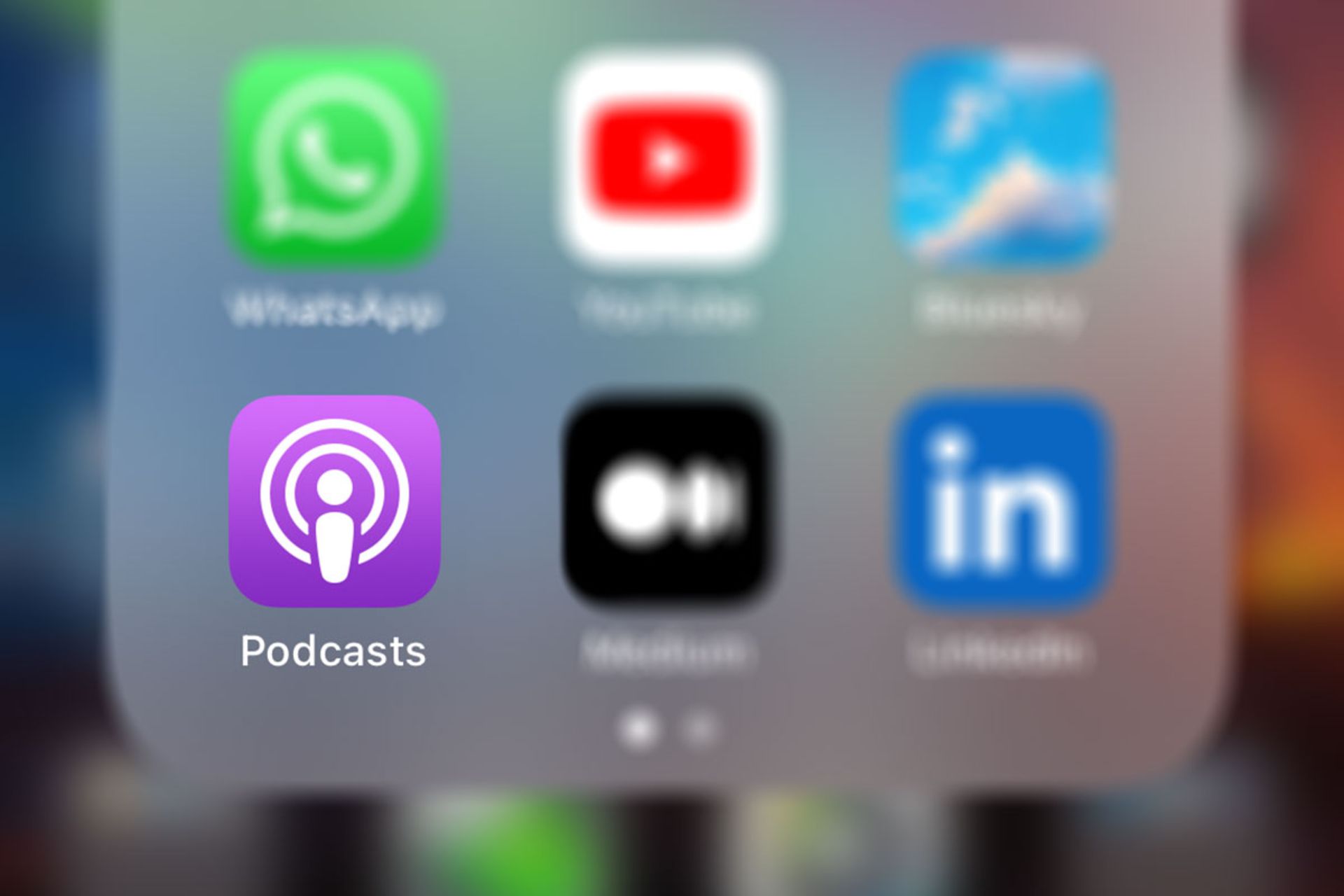 آیکون اپلیکیشن Podcasts آیفون