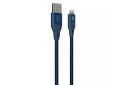 کابل شارژ USB پرودو Type-A به Lightning مدل Aluminum Braided با طول 2.2 متر آبی