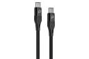 کانکتور و اتصال کابل شارژ USB پرودو Type-C به Type-C مدل Aluminum Braided با طول 1.2 متر