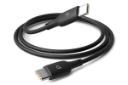 کابل شارژ USB پرودو Type-C به Type-C مدل Blue PVC با طول 1 متر