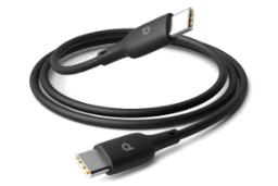 کابل شارژ USB پرودو Type-C به Type-C مدل Blue PVC با طول 1 متر