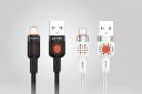 کابل شارژ پرودو Porodo Braided PD-CBL0013 Type-A to Lightning 1.2m رنگ سفید و مشکی