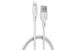 کابل شارژ USB پرودو Type-A به Lightning مدل PD-U12LC با طول 3 متر رنگ سفید