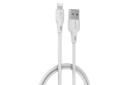 کابل شارژ USB پرودو Type-A به Lightning مدل PD-U3LC با طول 3 متر رنگ سفید