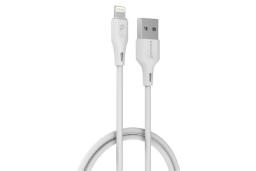 کابل شارژ USB پرودو Type-A به Lightning مدل PD-U3LC با طول 3 متر رنگ سفید