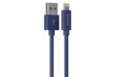 کابل شارژ USB پرودو Type-A به Lightning مدل PVC Cable با طول 1.2 متر آبی