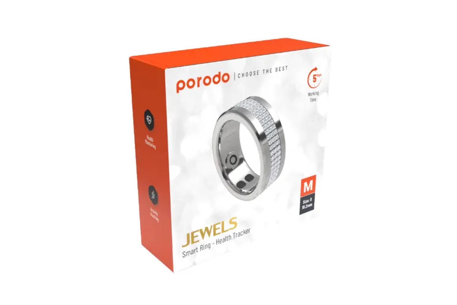 جعبه حلقه هوشمند پرودو Porodo Smart Wearable Lady Ring