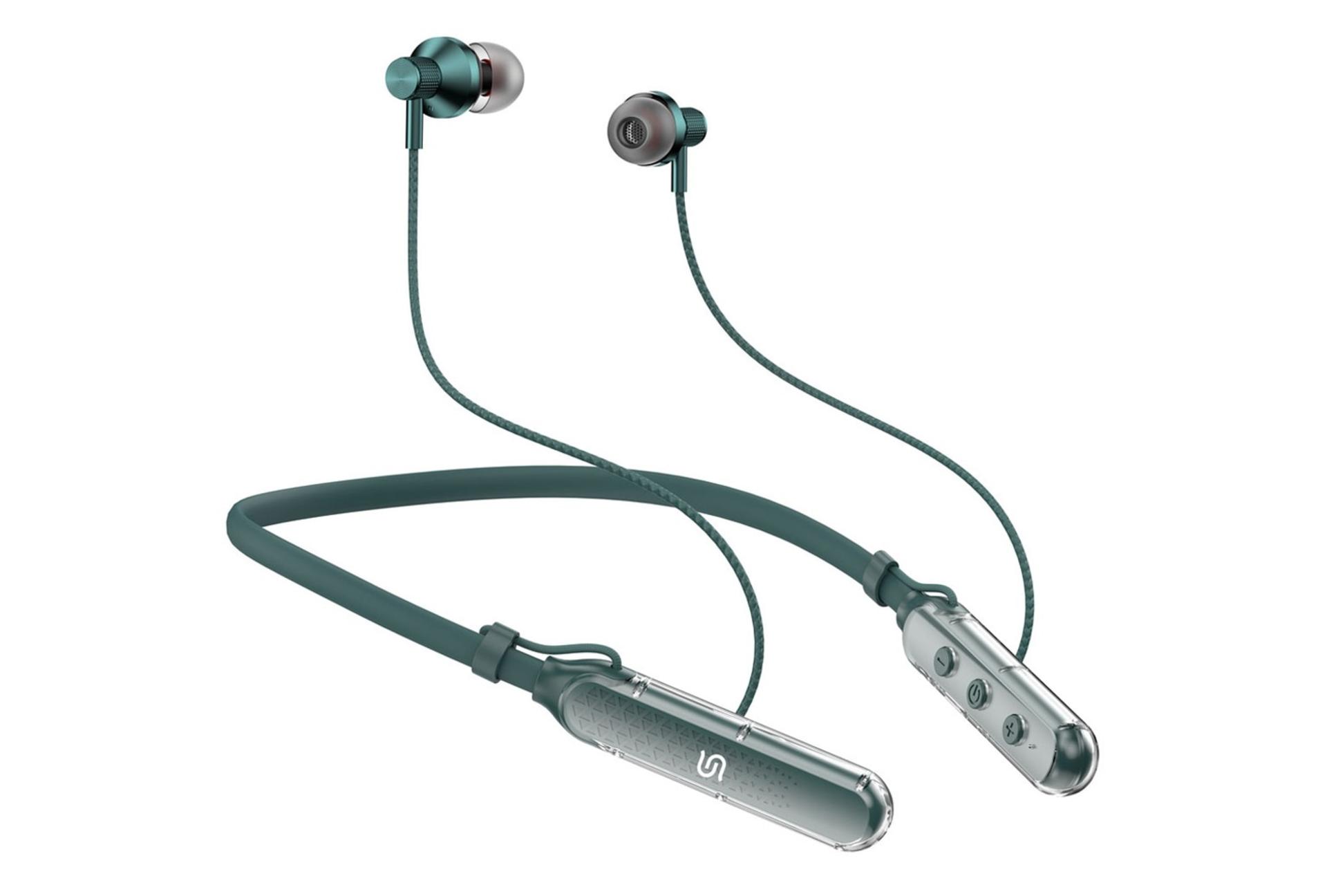 هدفون بی سیم پرودو Porodo Soundtec SV Pro Neckband سبز تیره