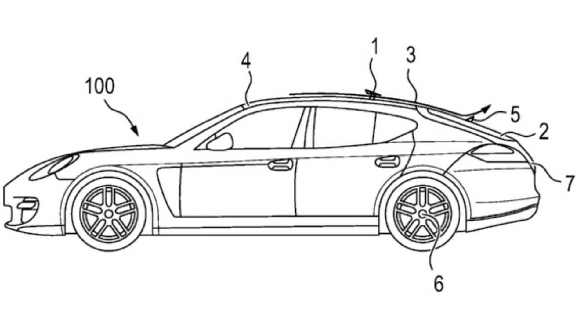 پتنت پورشه برای حذف برف پاک‌کن عقب خودرو