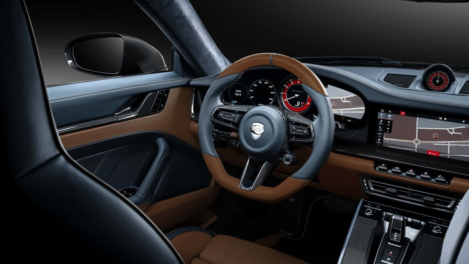 نمای داخلی خودرو پورشه ۹۱۱ توربو اس تک آرت 