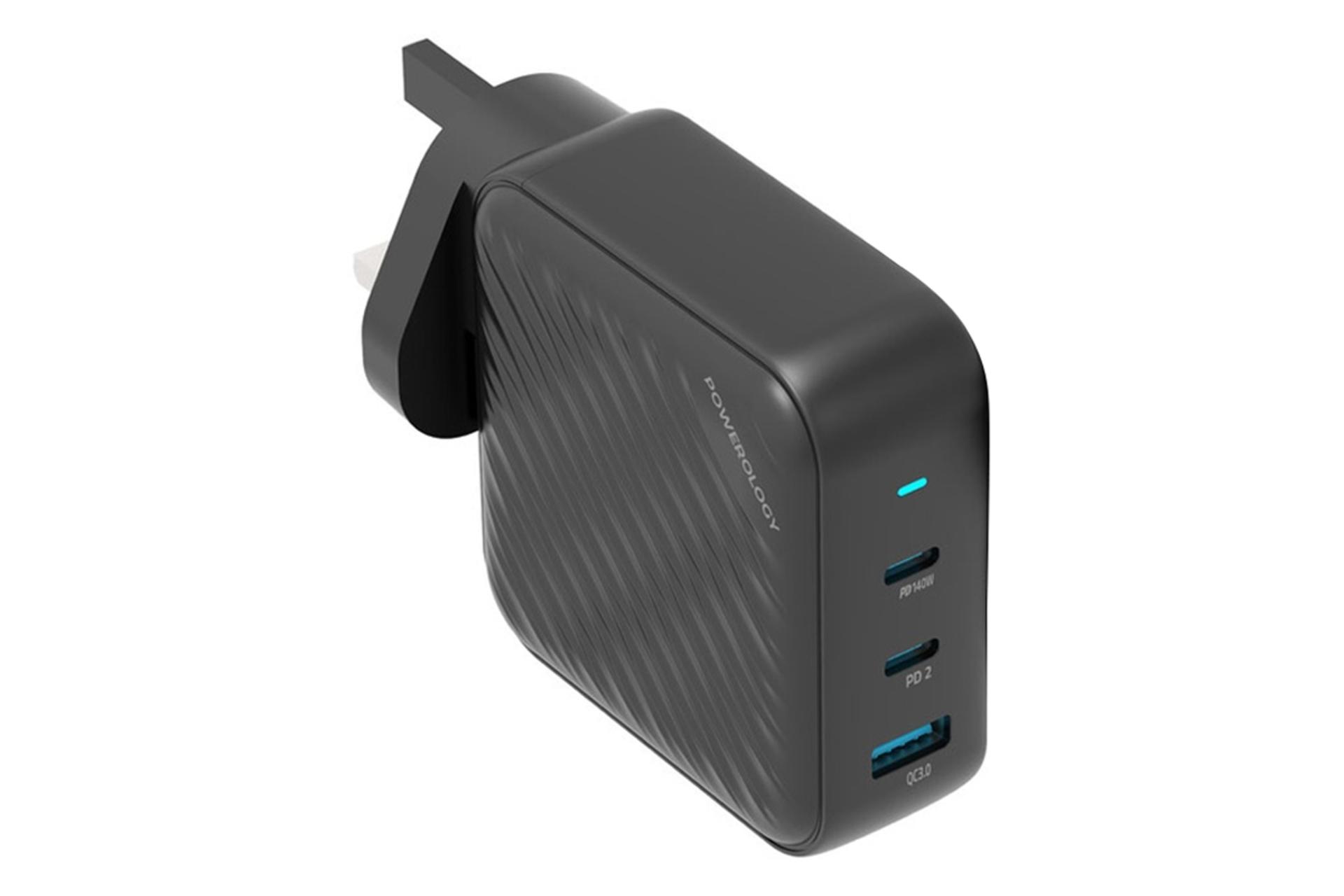 اتصالات شارژر پاورولوجی Powerology 140W GaN PWCUQC022