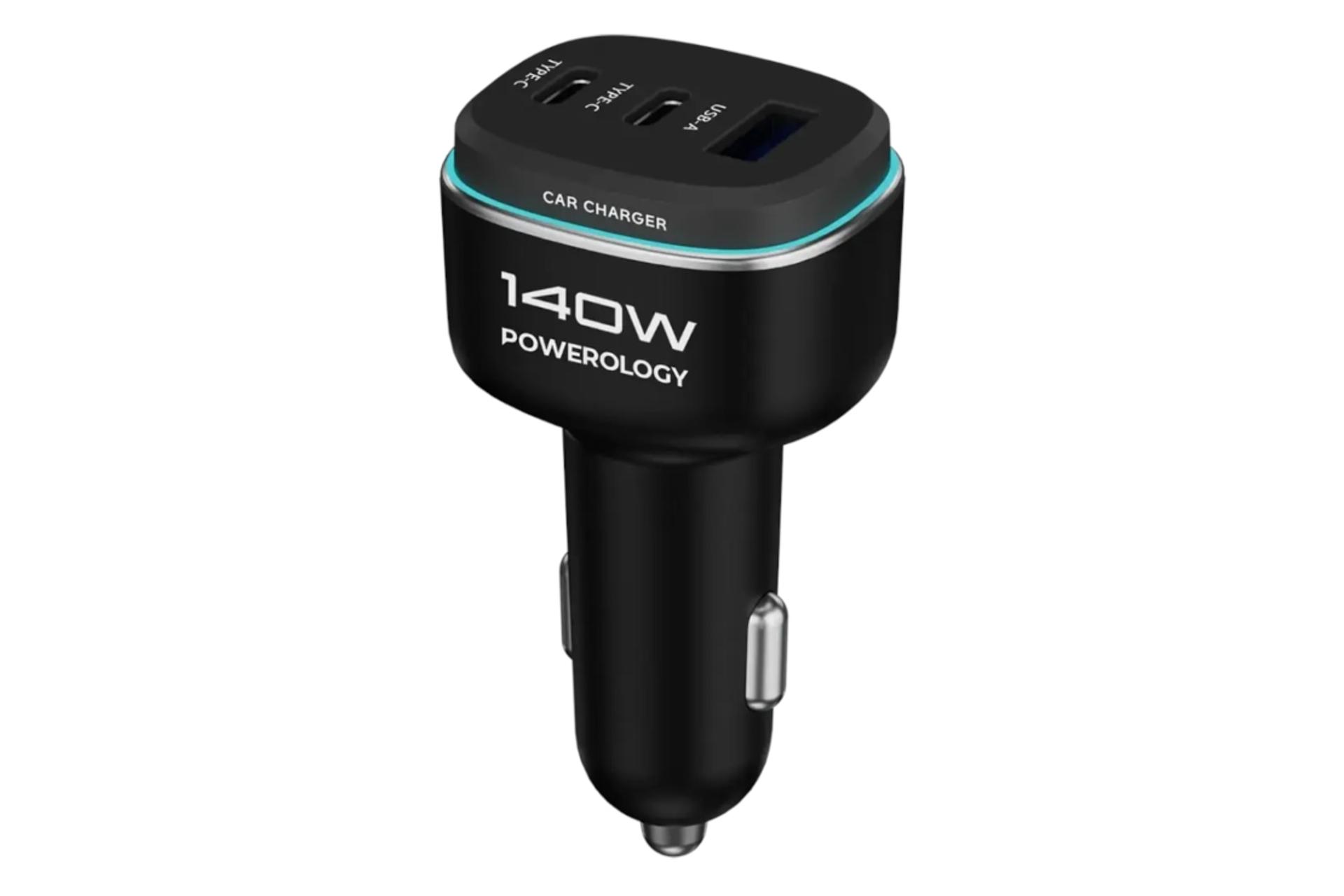 شارژر پاورولوجی Powerology 140W Triple-Port PCCSR025