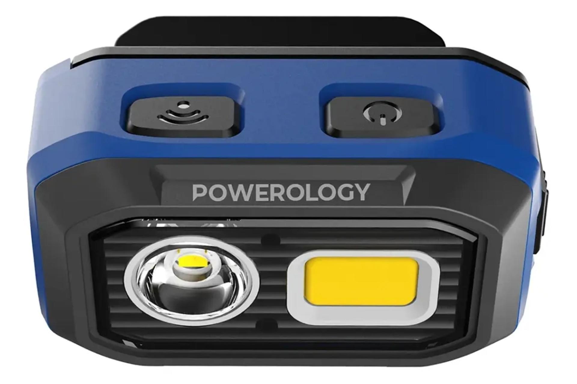 چراغ پیشانی پاورولوجی Powerology BrightVision PWZF6578BK از نمای روبرو