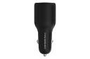 شارژر پاورولوجی Dual Ports Car Charger PCCSR013 از نمای کناری