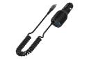 شارژر پاورولوجی Dual Ports Car Charger With Coiled Cable PCCSR015