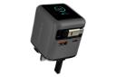 اتصالات شارژر پاورولوجی Powerology Halo Dual-Port PWCUQC051 خاکستری