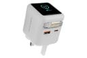 اتصالات شارژر پاورولوجی Powerology Halo Dual-Port PWCUQC051 سفید