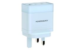 شارژر پاورولوجی Powerology Lunex Series 65W آبی