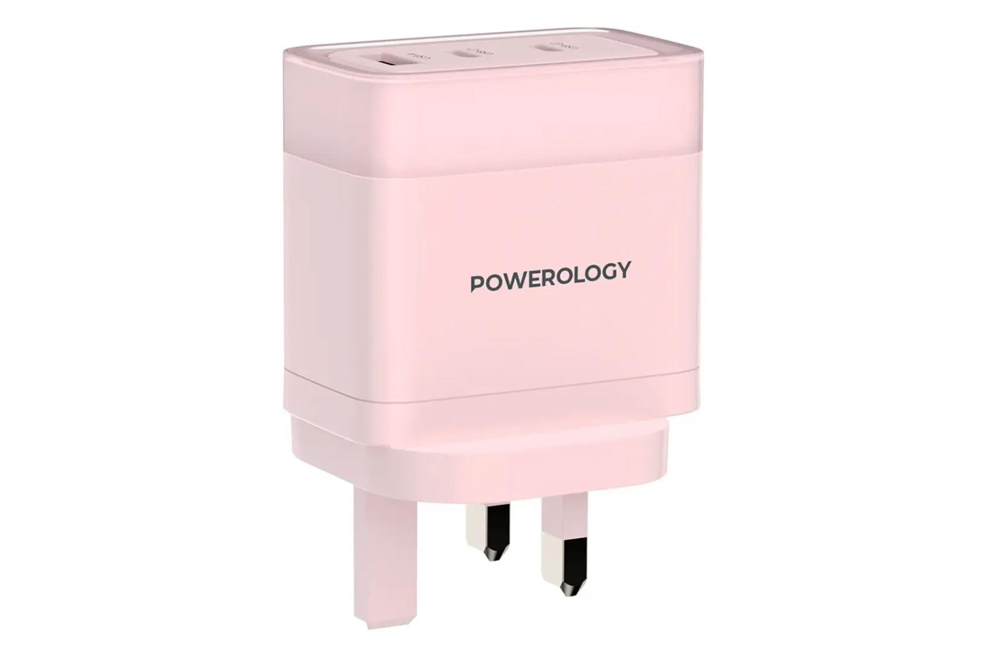 شارژر پاورولوجی Powerology Lunex Series 65W صورتی
