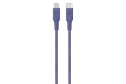 کانکتور و اتصال کابل شارژ USB پاورولوجی Type-C به Lightning مدل P23BRCL2PU با طول 2 متر