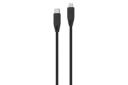 کابل شارژ USB پاورولوجی Type-C به Lightning مدل PCAB001 با طول 1.2 متر رنگ مشکی