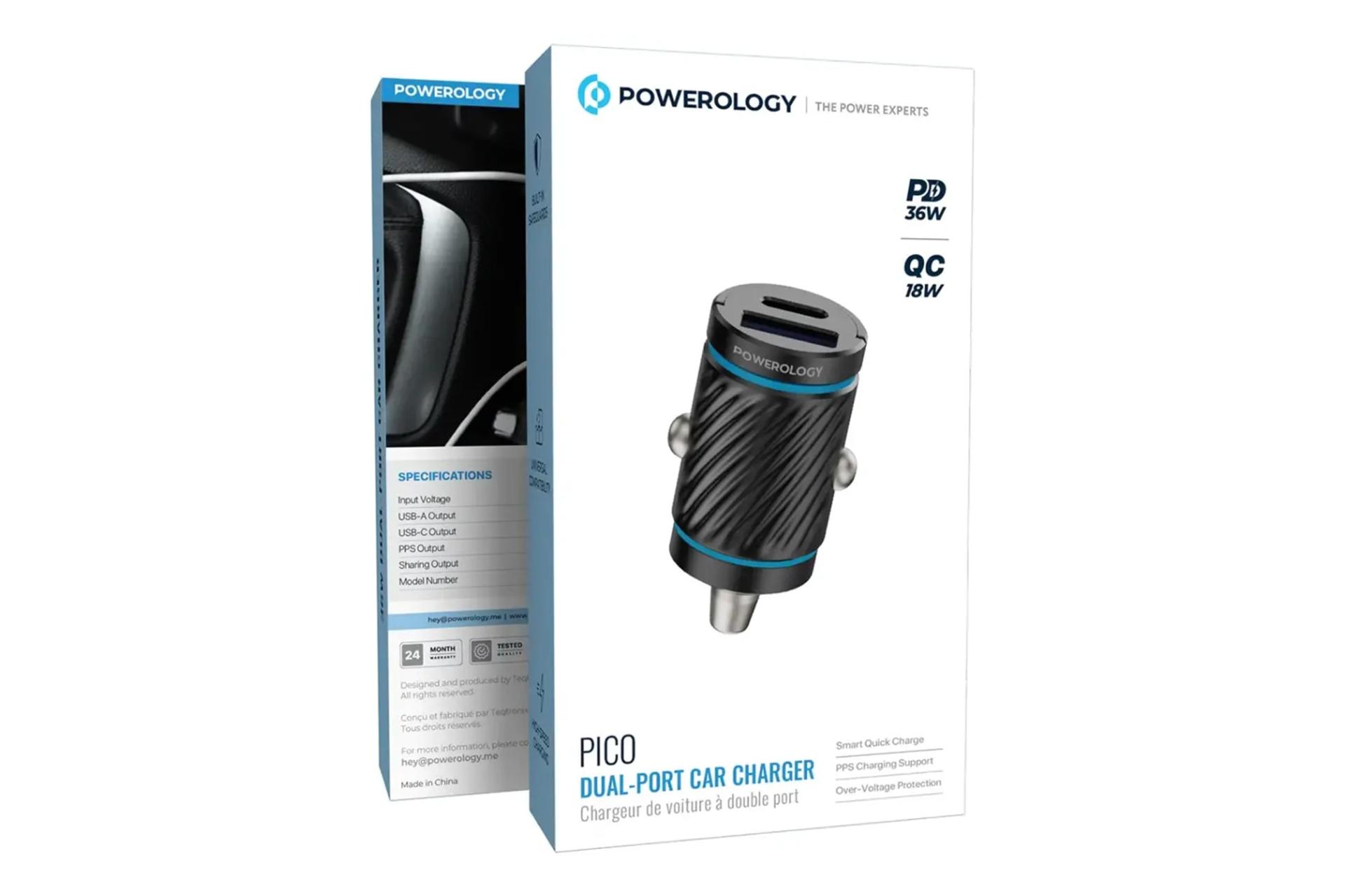 جعبه شارژر پاورولوجی Powerology Pico PCCSR023