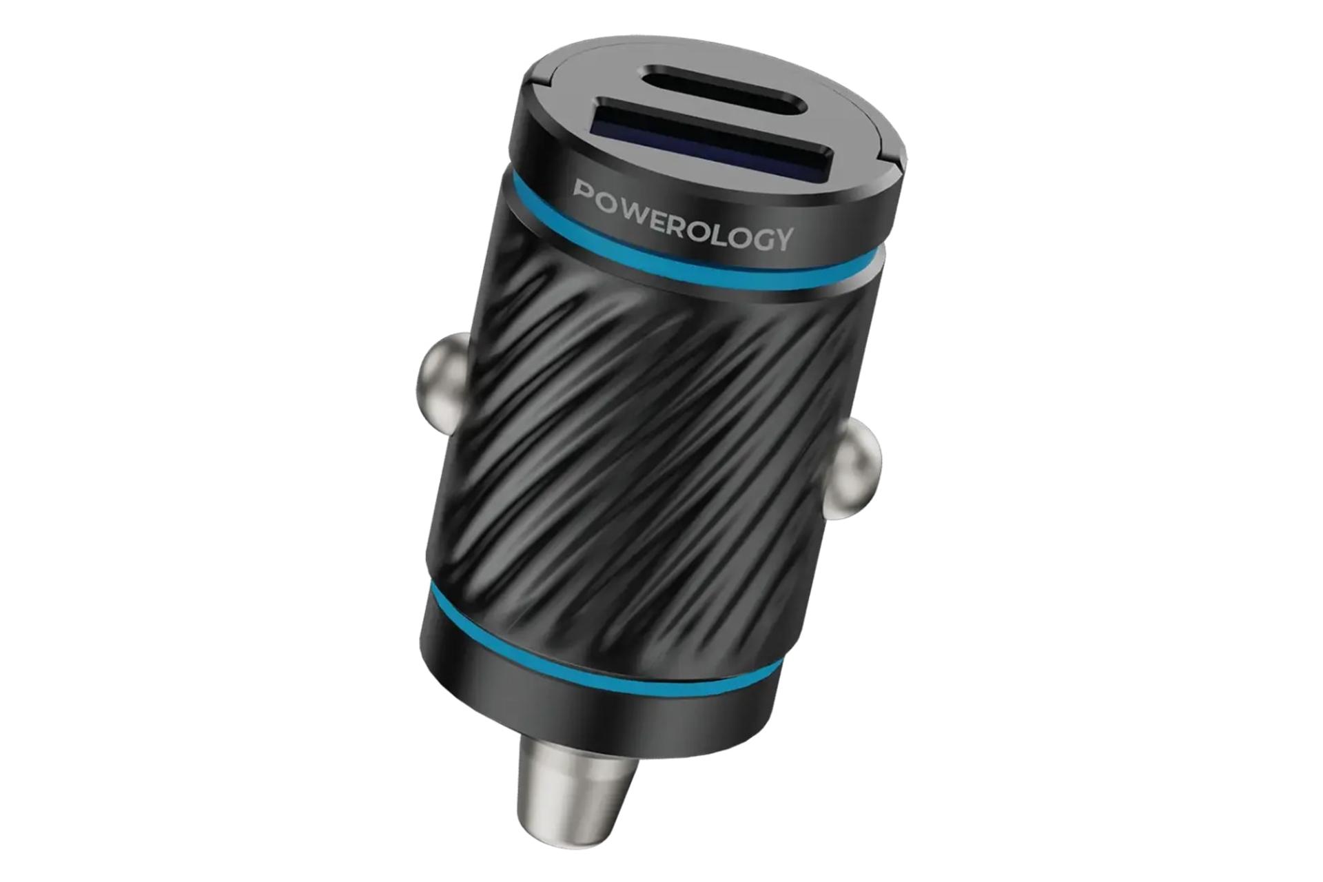 شارژر پاورولوجی Powerology Pico PCCSR023 از نمای کناری