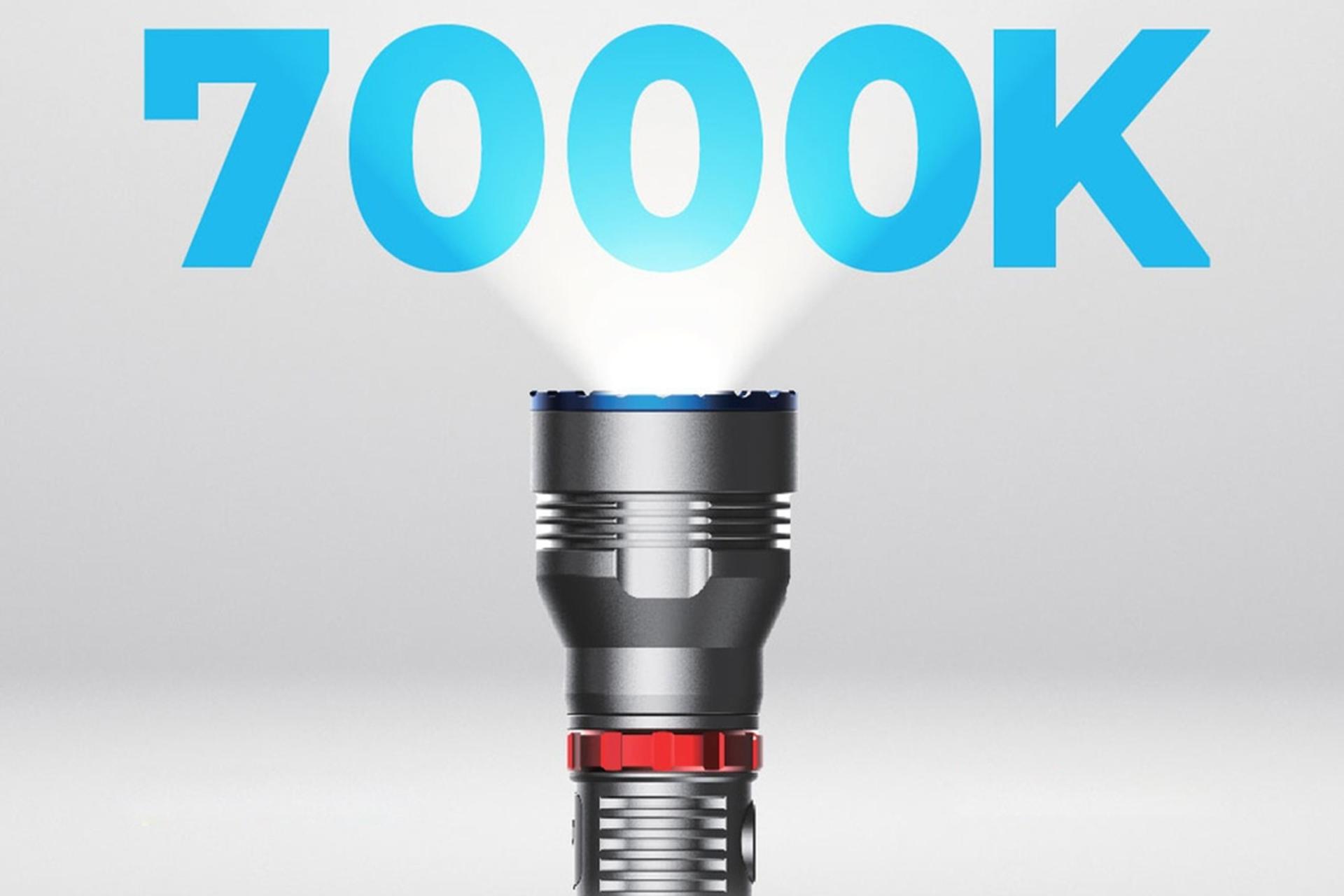چراغ قوه دستی پاورولوجی Powerology PPBCHA64 با نور 7000 کلوین