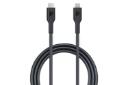 کابل شارژ USB پاورولوجی Type-C به Lightning مدل PWCTL1M با طول 1.2 متر مشکی