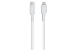 کابل شارژ USB پاورولوجی Type-C به Lightning مدل PWCTL1M با طول 1.2 متر سفید