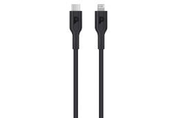 کابل شارژ USB پاورولوجی Type-C به Lightning مدل PWCTL2M با طول 2 متر مشکی